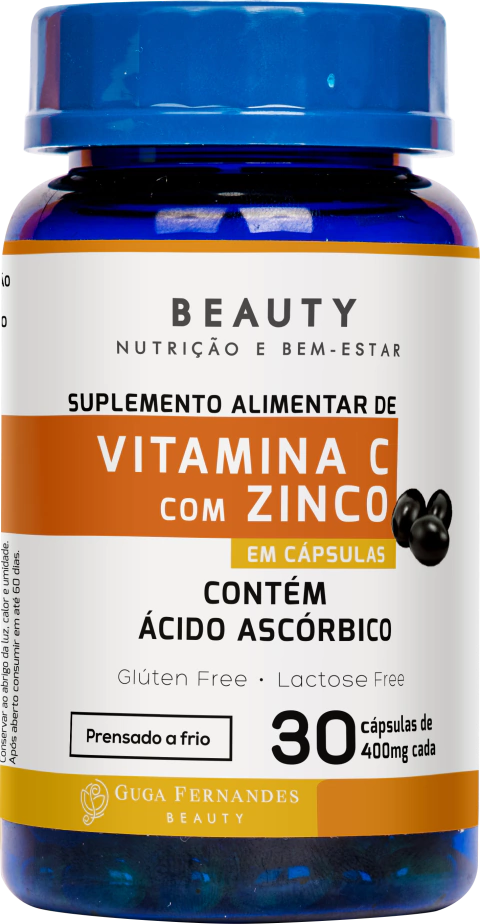 Suplemento alimentar de Vitamina C + Zinco